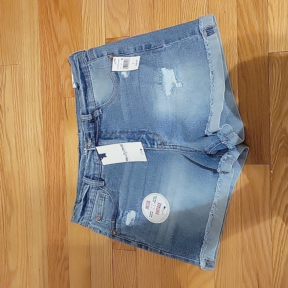 Wallflower jean shorts